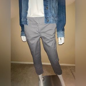 Ann Taylor Loft Womens Pants Size 2 Gray Chino